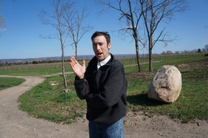 Fred Merwath explains the finer points of cool climate viticulture. He, with partner Oskar Bynke, purchased Herman J Wiemer upon Herman’s retirement in 2007.